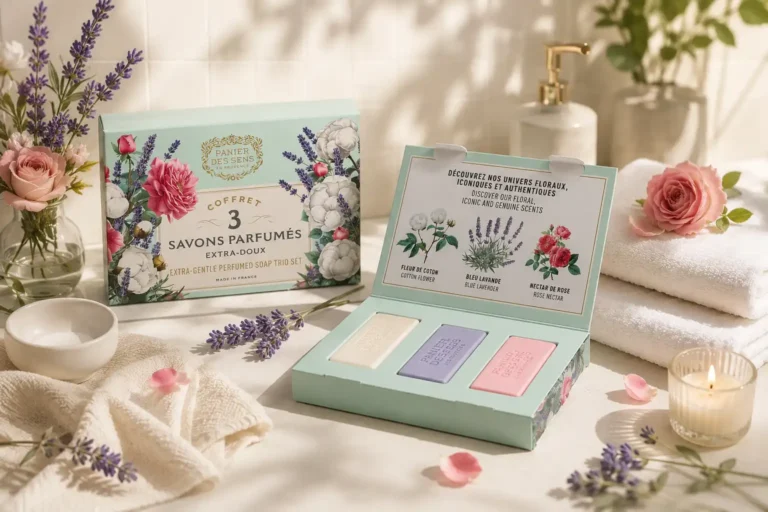 Coffret 3 savons parfumés Panier des Sens