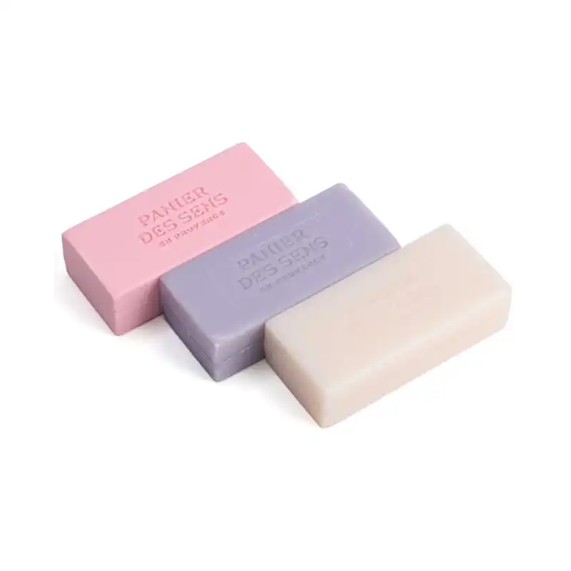 Coffret 3 savons parfumés Panier des Sens Rose