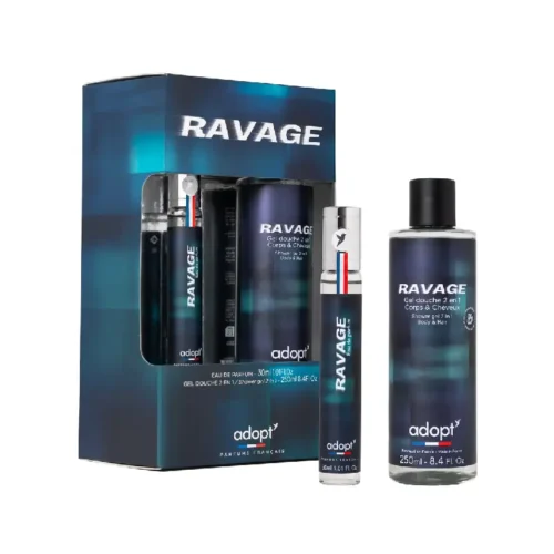 Coffret Ravage Eau de Parfum Gel Douche Idée Cadeau Homme