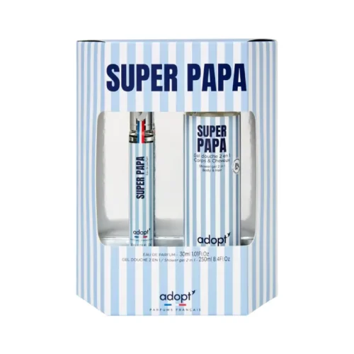 Coffret Super Papa Eau de Parfum Gel Douche