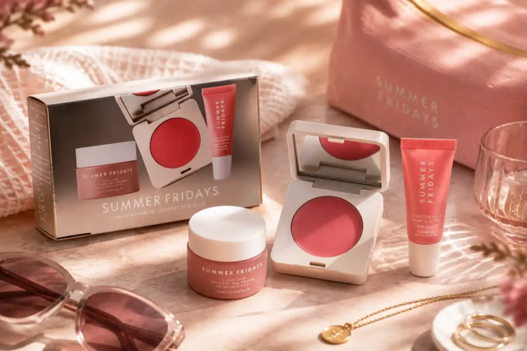 Coffret The Dewy Pink Set de SUMMER FRIDAYS