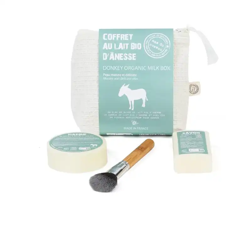 Trousse rituel lait bio d'ânesse Pinceau