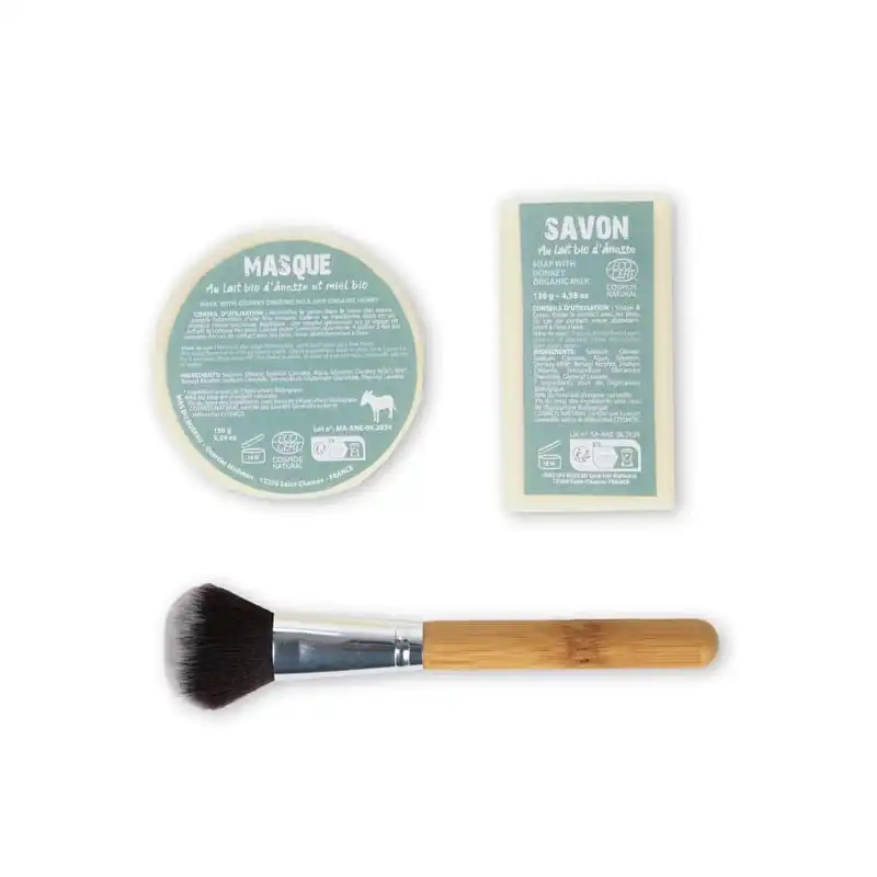 Trousse rituel lait bio d'ânesse Savon